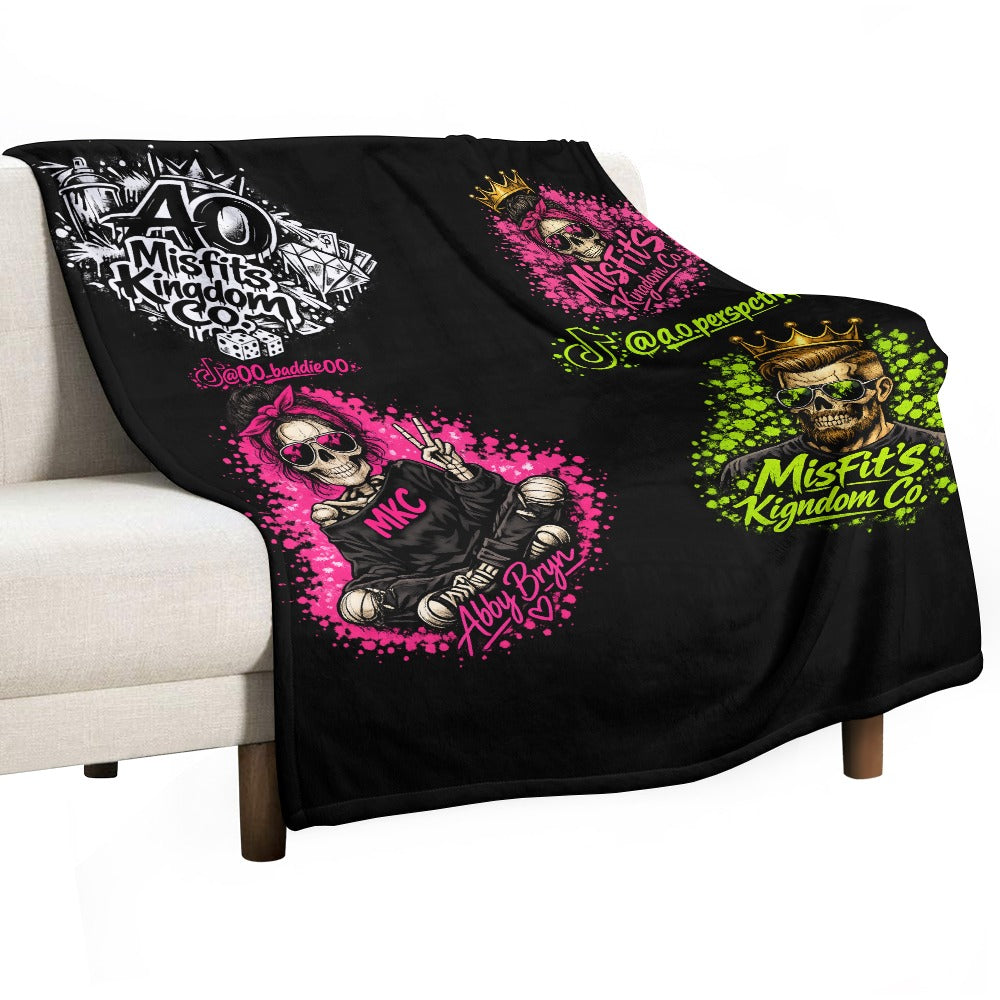 Ultra-Soft Flannel Blanket Multiple Sizes