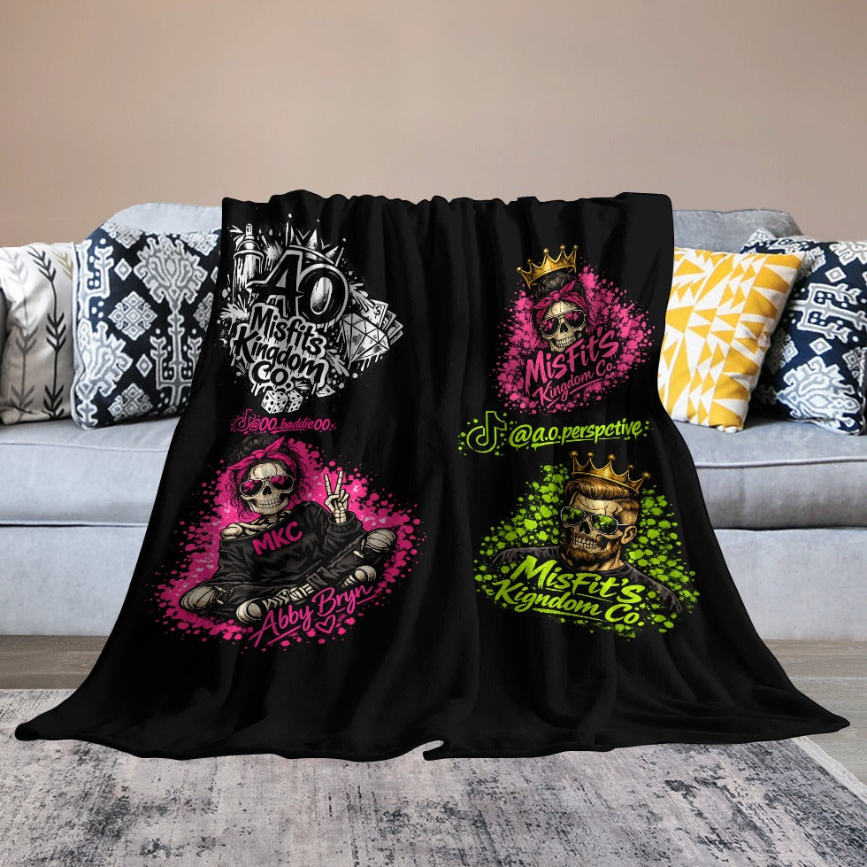 Ultra-Soft Flannel Blanket Multiple Sizes
