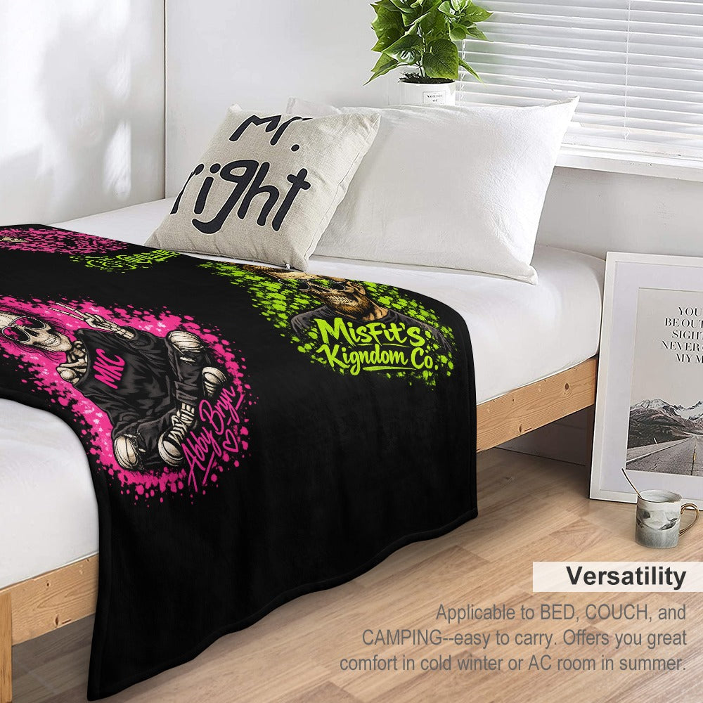 Ultra-Soft Flannel Blanket Multiple Sizes